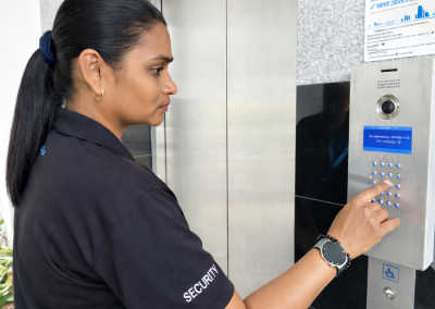 Woman In Elevator